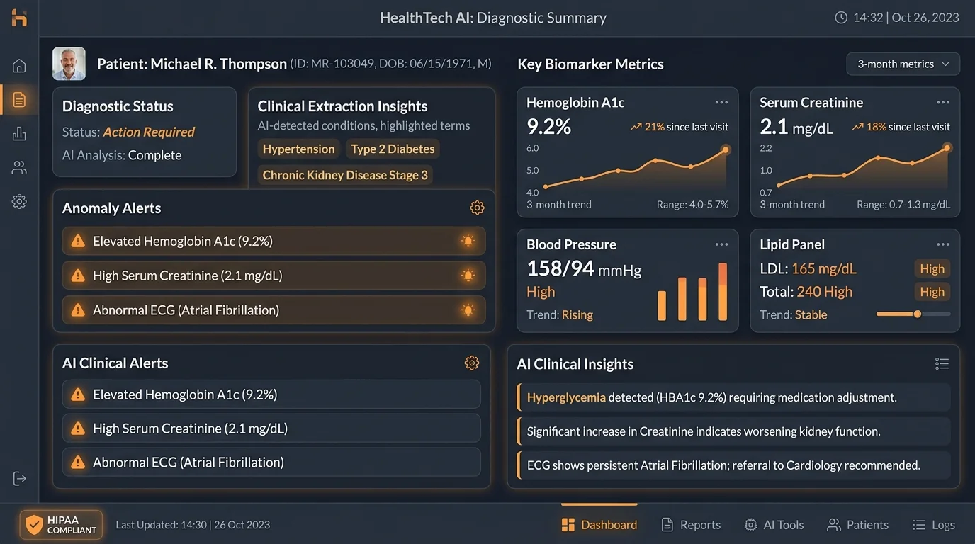 Automated Patient Report Analyzer Saving 4 Hours Per Day Per Doctor